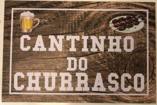 PLACA CANTINHO DO CHURRASCO